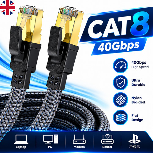 Ethernet cable rj45 cat8 - ethernet,