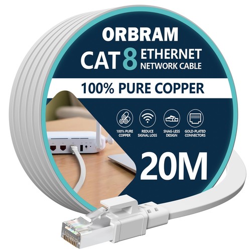 20m cat8 ethernet cable - 20m,