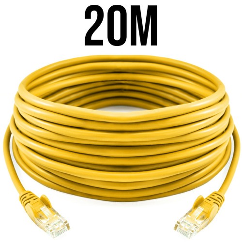 20m long yellow ethernet - yellow,